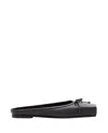 Jacquemus Les Mules Plates Ballerinas In Black