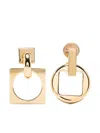 JACQUEMUS JACQUEMUS LES PENDANTES ROND CARRÉ EARRINGS