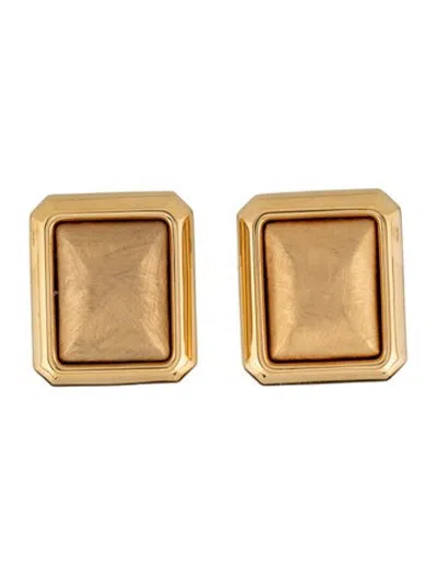 Pre-owned Jacquemus "les Pendants Carre" Stud Earring In Multicolor