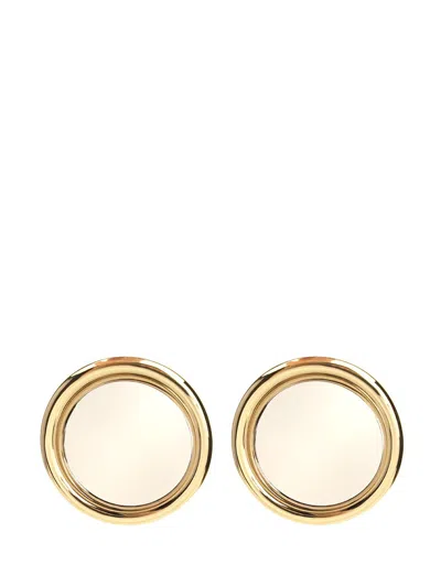 Jacquemus Les Pendants Rond Jewelry Silver In Gold