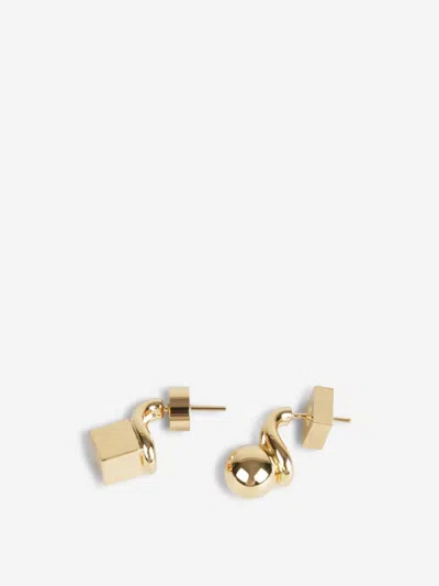 Jacquemus Les Puces Nodo Earrings In Gold