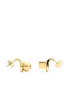 Jacquemus Women's Les Puces Golden Ball Cube Earring | 241jw7155845 In Neutral