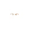 Jacquemus Women's Les Puces Golden Ball Cube Earring | 241jw7155845 In Neutral