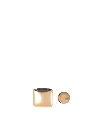 Jacquemus Les Rond Carre Gold Earrings