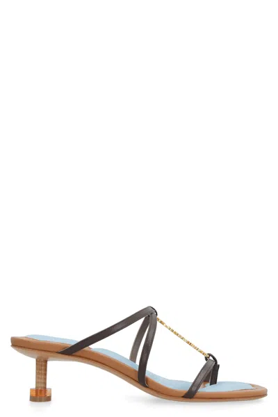 JACQUEMUS JACQUEMUS LES SANDALES BASSES PRALU