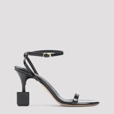 Jacquemus 90mm Les Sandales Bisou Sandals In Black