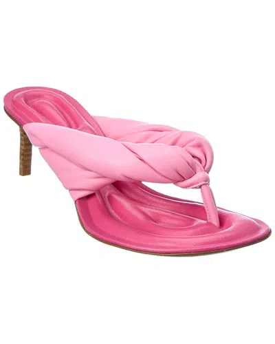 Jacquemus Les Sandales Mari Leather Sandal In Pink