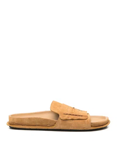 Jacquemus Les Sandales Mocassin In Orange
