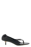 Jacquemus Leather Thong Sandals Stiletto Heel Straps