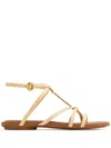 Jacquemus 'pralu Plates' Sandals In Neutrals