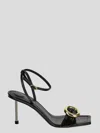 Jacquemus Les Sandales Regalo Circle Square Sling-backs In Black