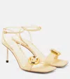 Jacquemus Sandals Stiletto Heel Crossover Strap In Neutrals