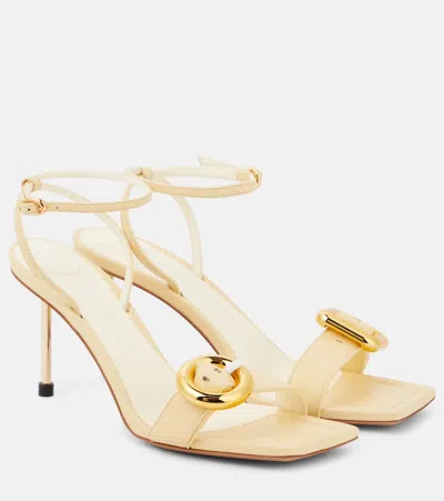 Jacquemus Les Sandales Regalo Leather Sandals In Neutrals