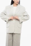Jacquemus Les Sculptures Padded Shoulder Titolo Blazer