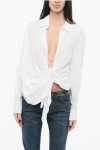 Jacquemus Les Sculptures Relaxed Bahia Shirt With Bow