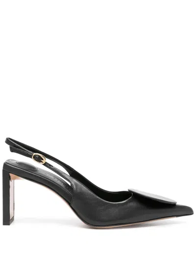 Jacquemus Women's Les Slingbacks Duelo Haut Pumps In Black