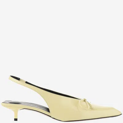Jacquemus Les Slingbacks Cubisto Basses In Yellow
