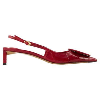 Jacquemus Les Slingbacks Duelo B In Red