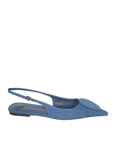Jacquemus Women Les Slingbacks Duelo Heels In Blue