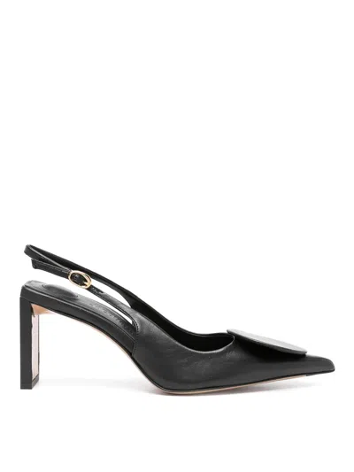 Jacquemus Women's Les Slingbacks Duelo Haut Pumps In Black