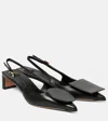 Jacquemus Pointed Toe Pumps With Geometric Embellishments In Black