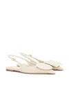 Jacquemus Duelo Slingbacks With Circle And Square Motifs In Light Greige