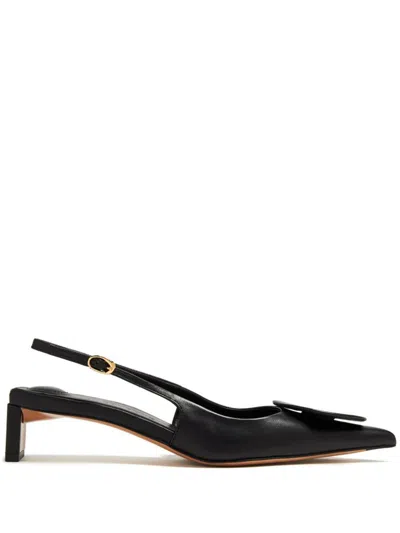 Jacquemus Les Slingbacks Duelo Pumps In Black