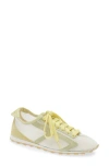 Jacquemus Low Top Sneakers Suede Mesh Rubber Sole In Multi