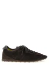 Jacquemus The Tennis Leather-trimmed Suede Sneakers In Brown