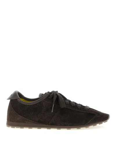 Jacquemus Women Brown Lace Up Sneakers, 5.5 Luxury Sneakers For Women Darveys