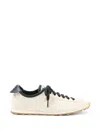 Jacquemus Les Tennis Leather-trimmed Canvas Sneakers In White