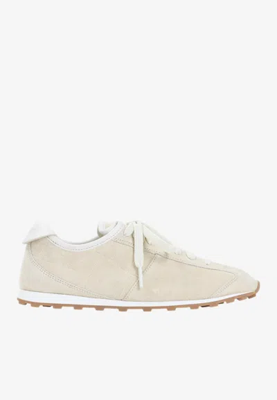 Jacquemus Les Tennis Suede Leather Sneakers In Multi