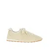 Jacquemus 'les Tennis' Suede Leather Sneakers In Neutral