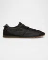 Jacquemus Les Tennis Suede Sneakers In Black