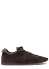 Jacquemus The Tennis Leather-trimmed Suede Sneakers In Blue