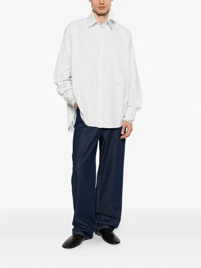 Jacquemus Letro Striped Shirt In White