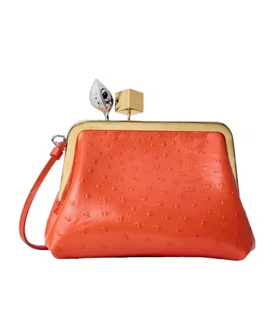 Jacquemus Letter Clutch In Red