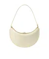 Jacquemus Small Ovalo Leather Bag In Dusty Yellow Women In Brown