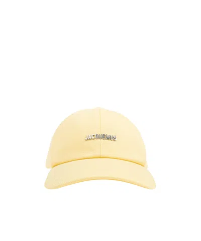 Jacquemus Letter Hat In Nude