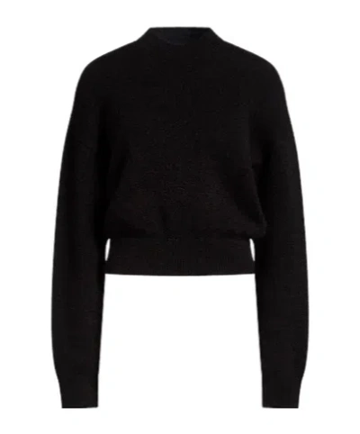 Jacquemus Light And Thin Knitted Sweater In Black