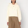 Jacquemus Cotton Hoodie With Drawstring Hood And Ribbed Details
