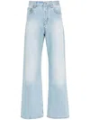 JACQUEMUS LIGHT BLUE JEANS FOR MEN