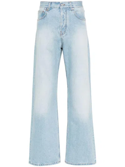 JACQUEMUS LIGHT BLUE JEANS FOR MEN