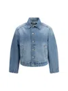 Jacquemus Light Blue Regular Jacket In Blue