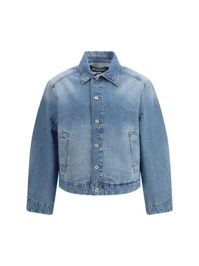 JACQUEMUS LIGHT BLUE REGULAR JACKET