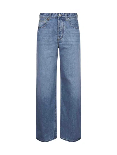 Jacquemus Light Blue The Wide De-nîmes Denim Jeans