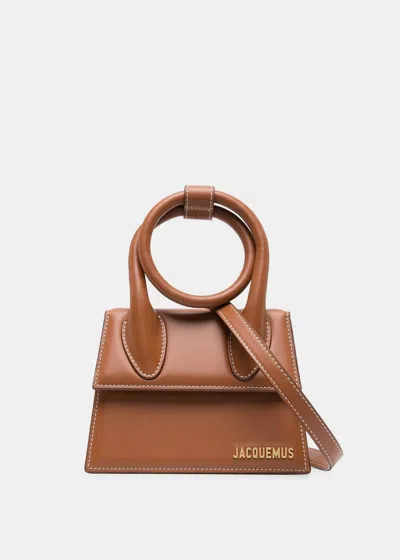 Jacquemus Light Brown 'le Chiquito Noeud' Coiled Bag