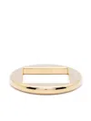 Jacquemus "the Circular Bracelet" Bracelet In Light Gold