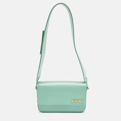 Pre-owned Jacquemus Light Green Le Carinu Shoulder Bag