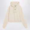 Jacquemus Cotton Hoodie With Drawstring Hood And Ribbed Details